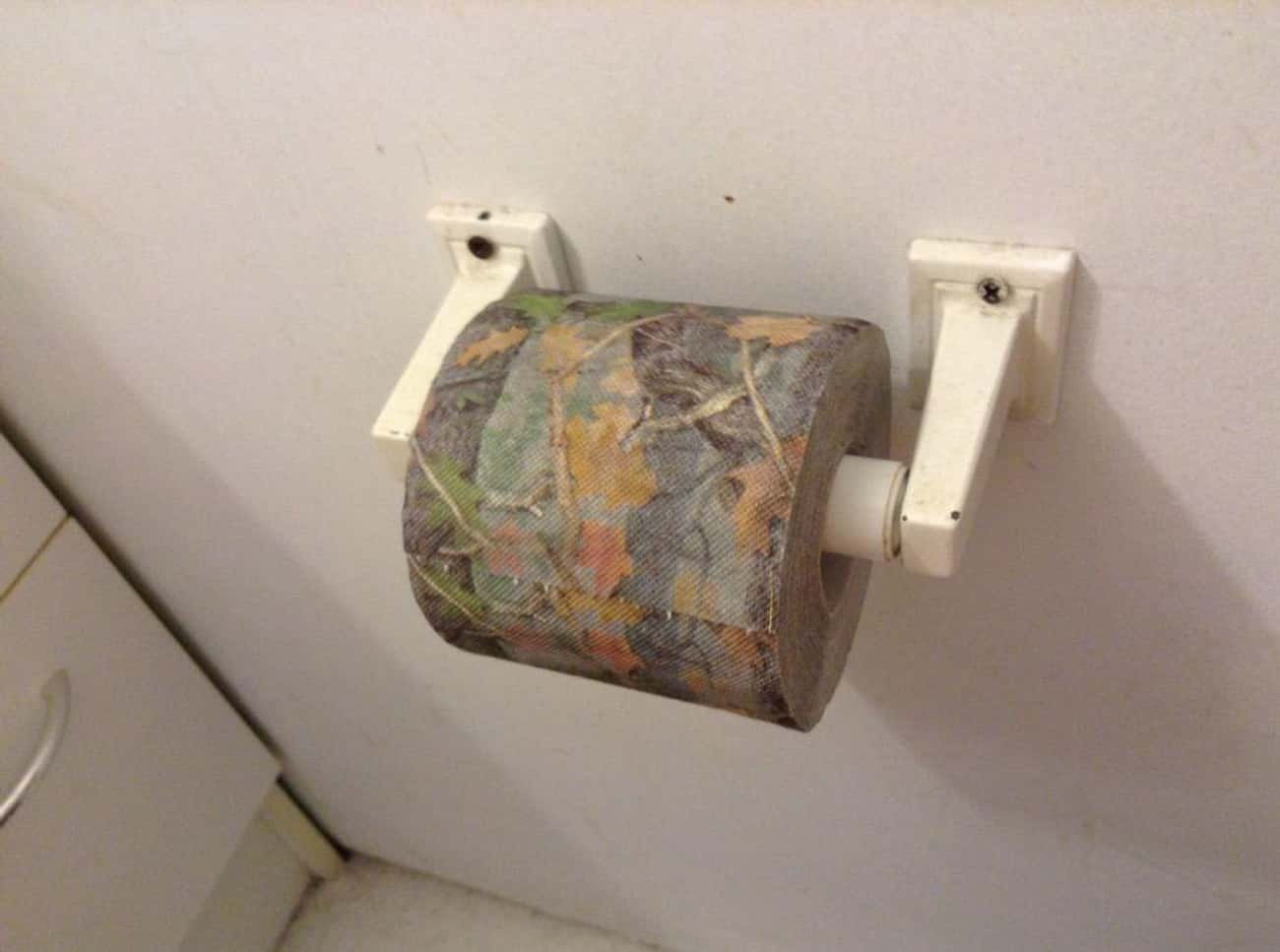 Туалетная бумага камуфляж