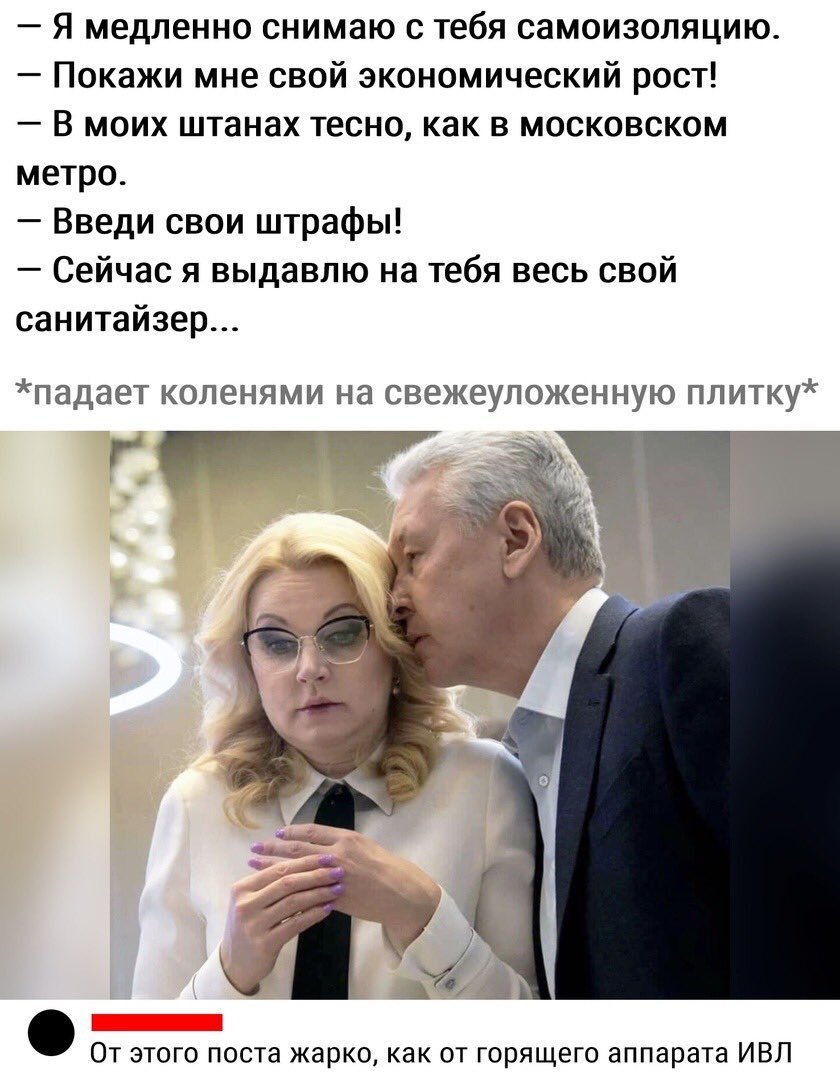 Собянин и Голикова Мем