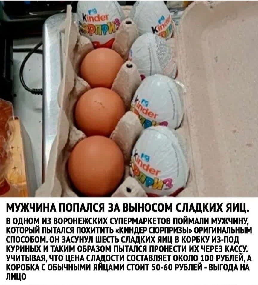 Киндеры сюрприз лоток