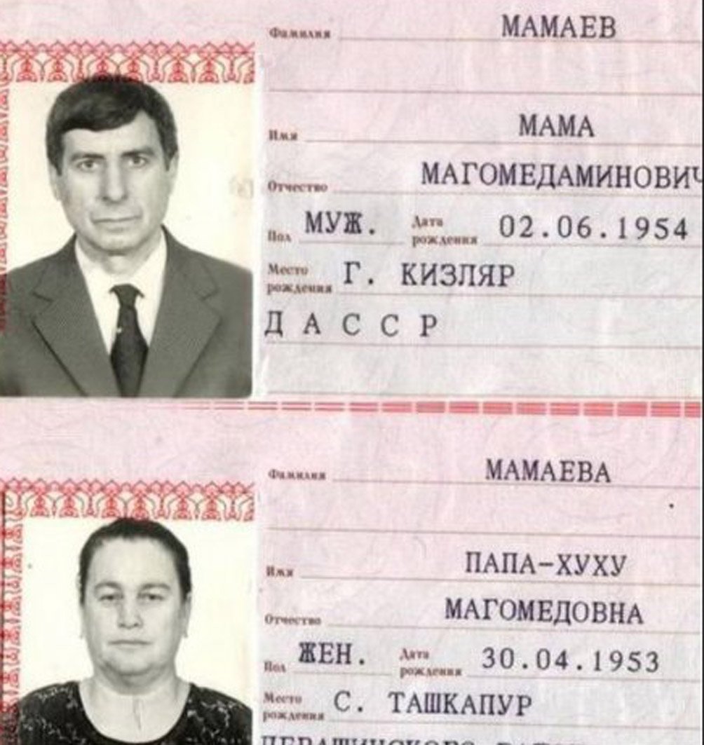 Смешные имена и фамилии в паспорте