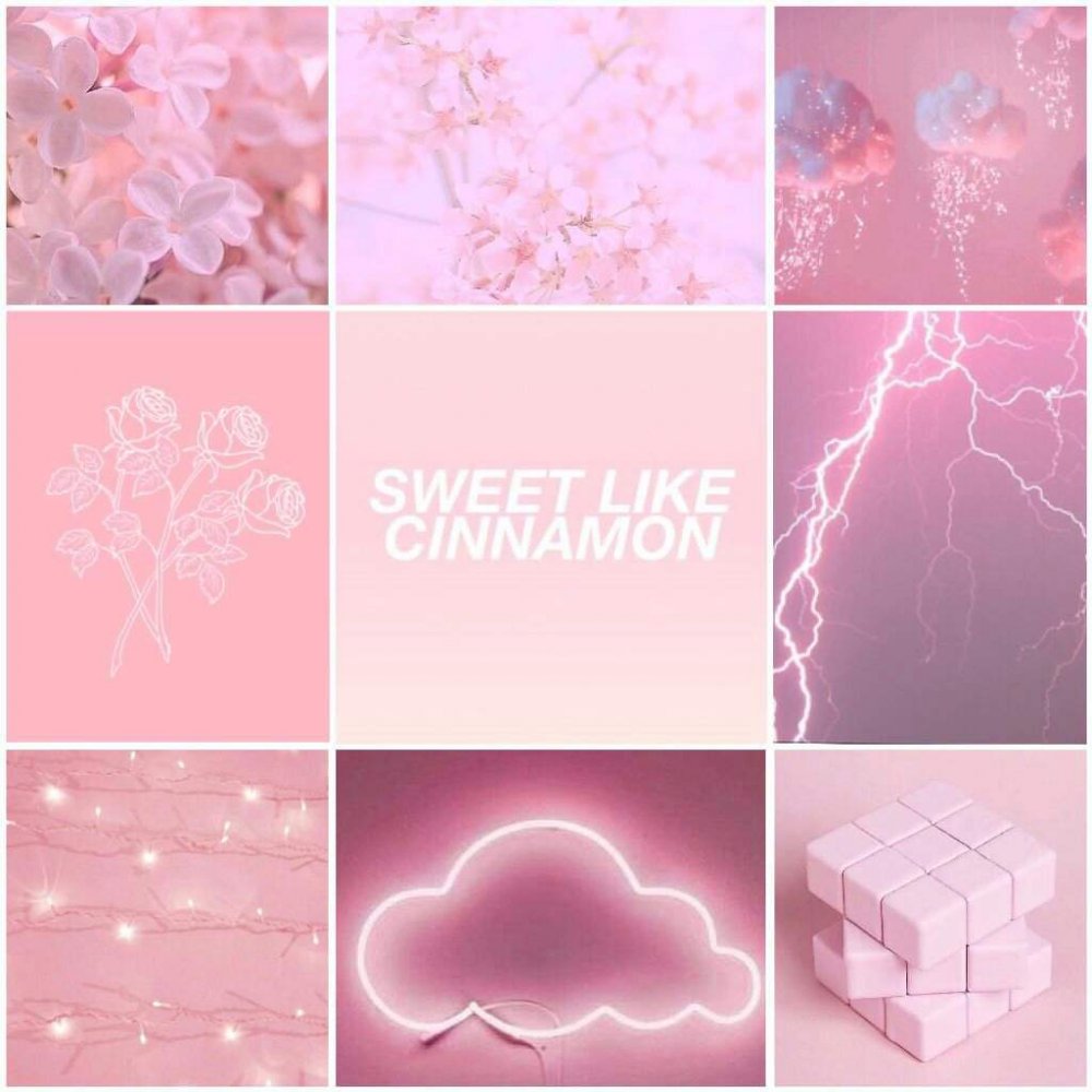 Aesthetic Pink Pastel коллаж