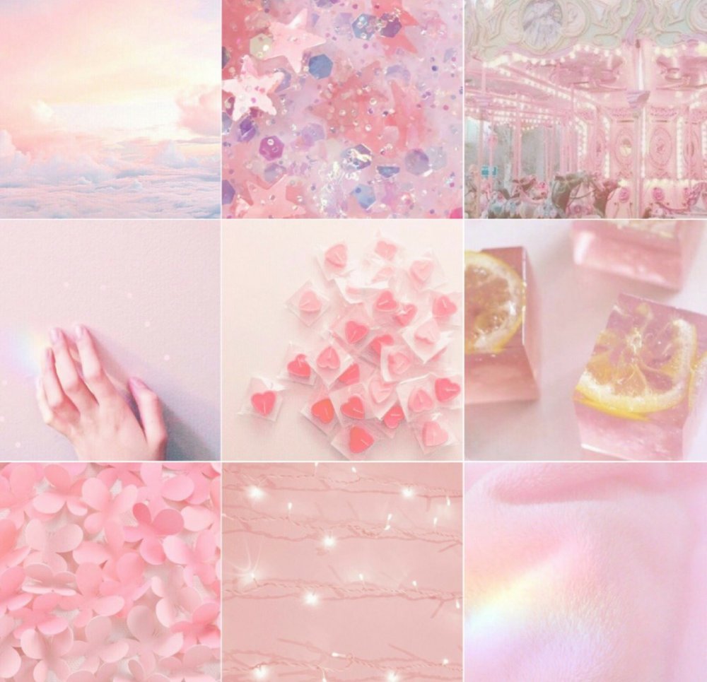 Aesthetic Pastel коллаж Pink Pastel