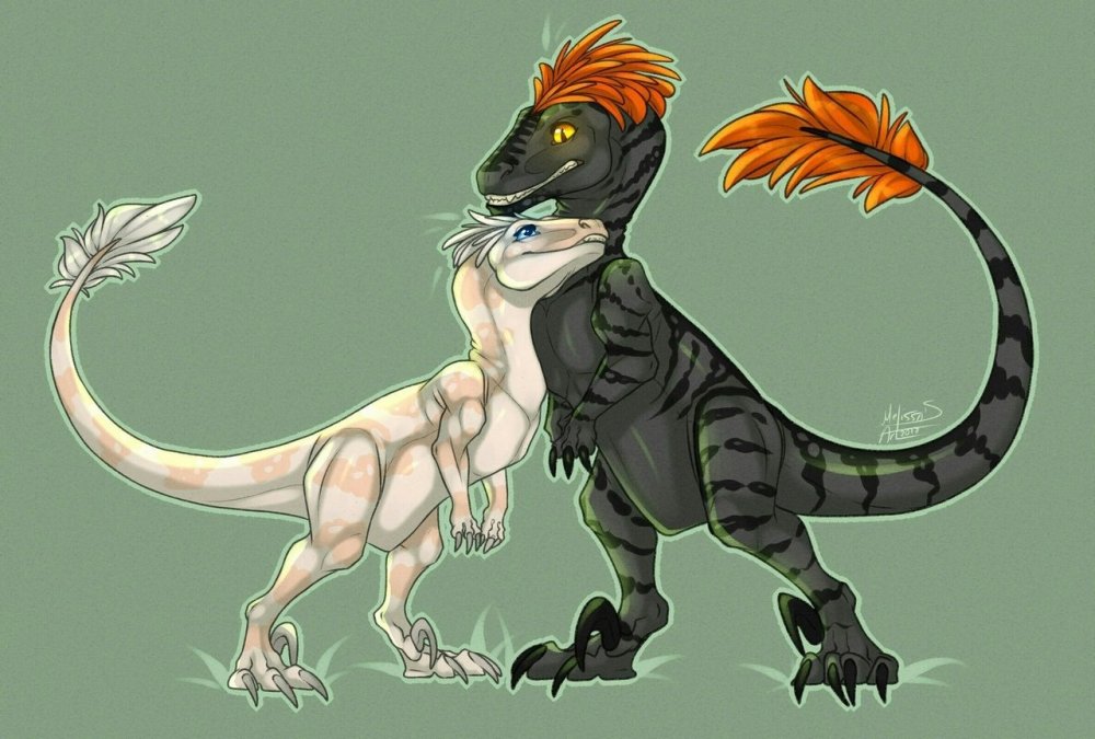 Тираннозавр рекс и Раптор