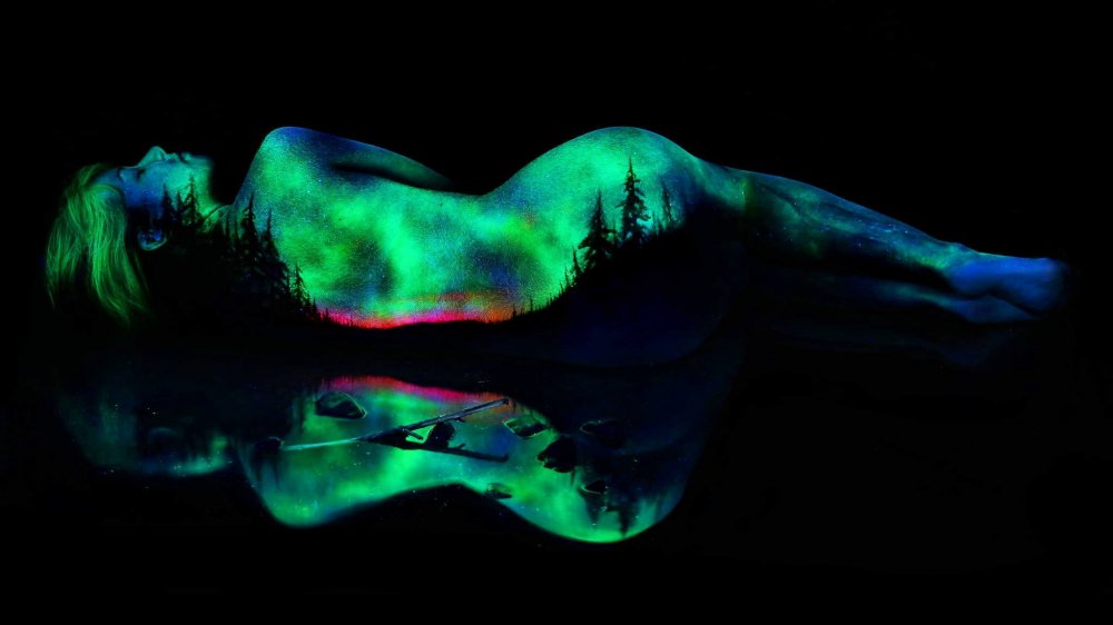 Боди-арт художника John Poppleton