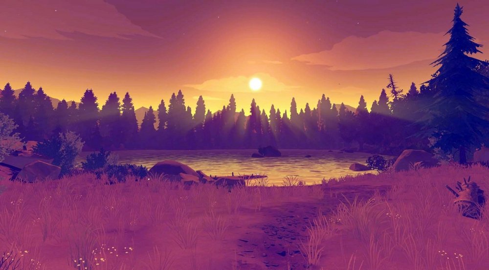 Firewatch пейзажи