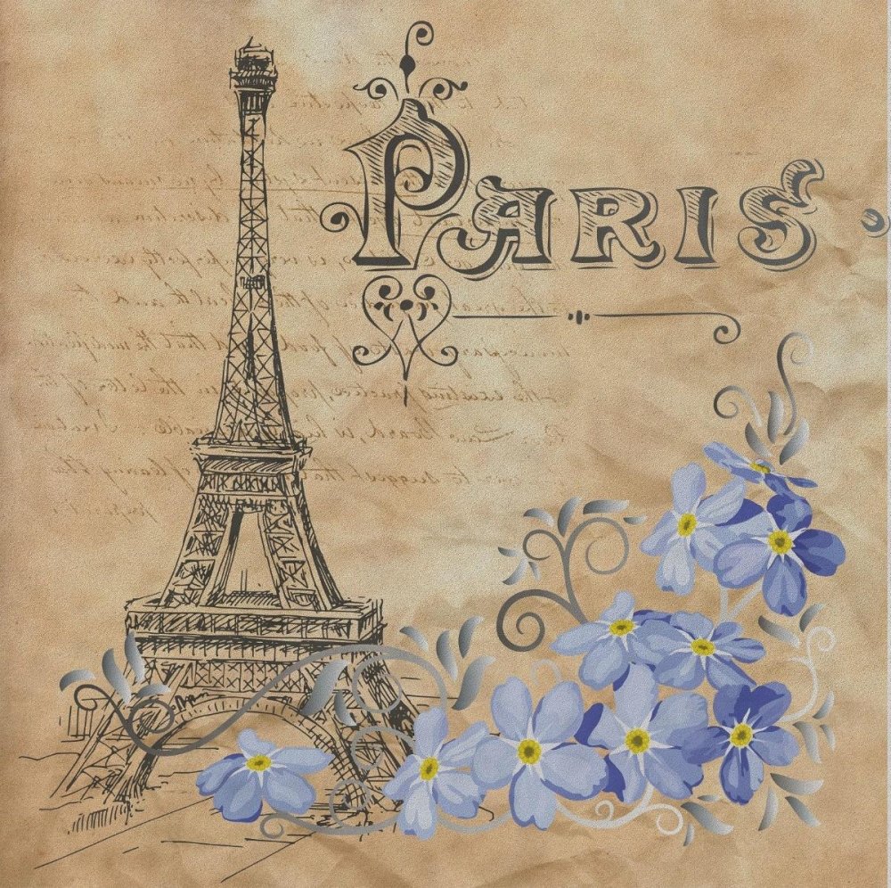 Винтажные открытки Париж