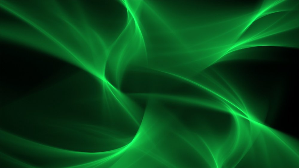 Темно зеленая абстракция