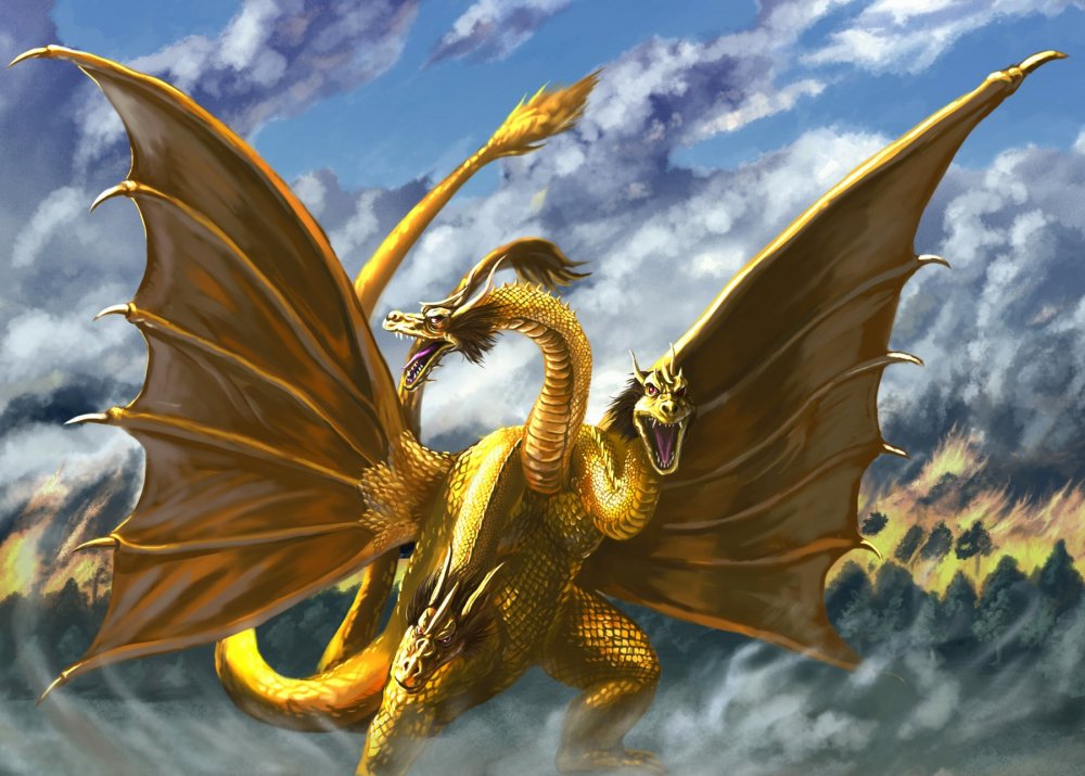 Sh monsterarts King Ghidorah