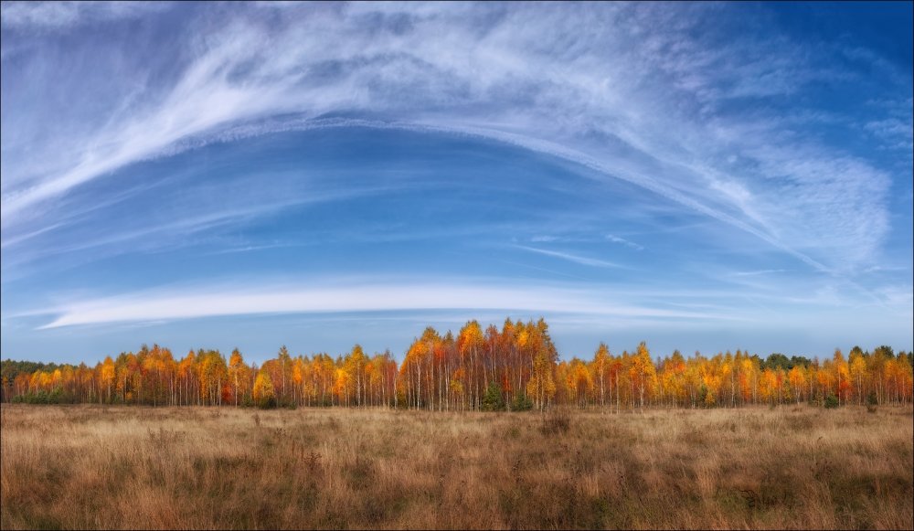 Небо осенью