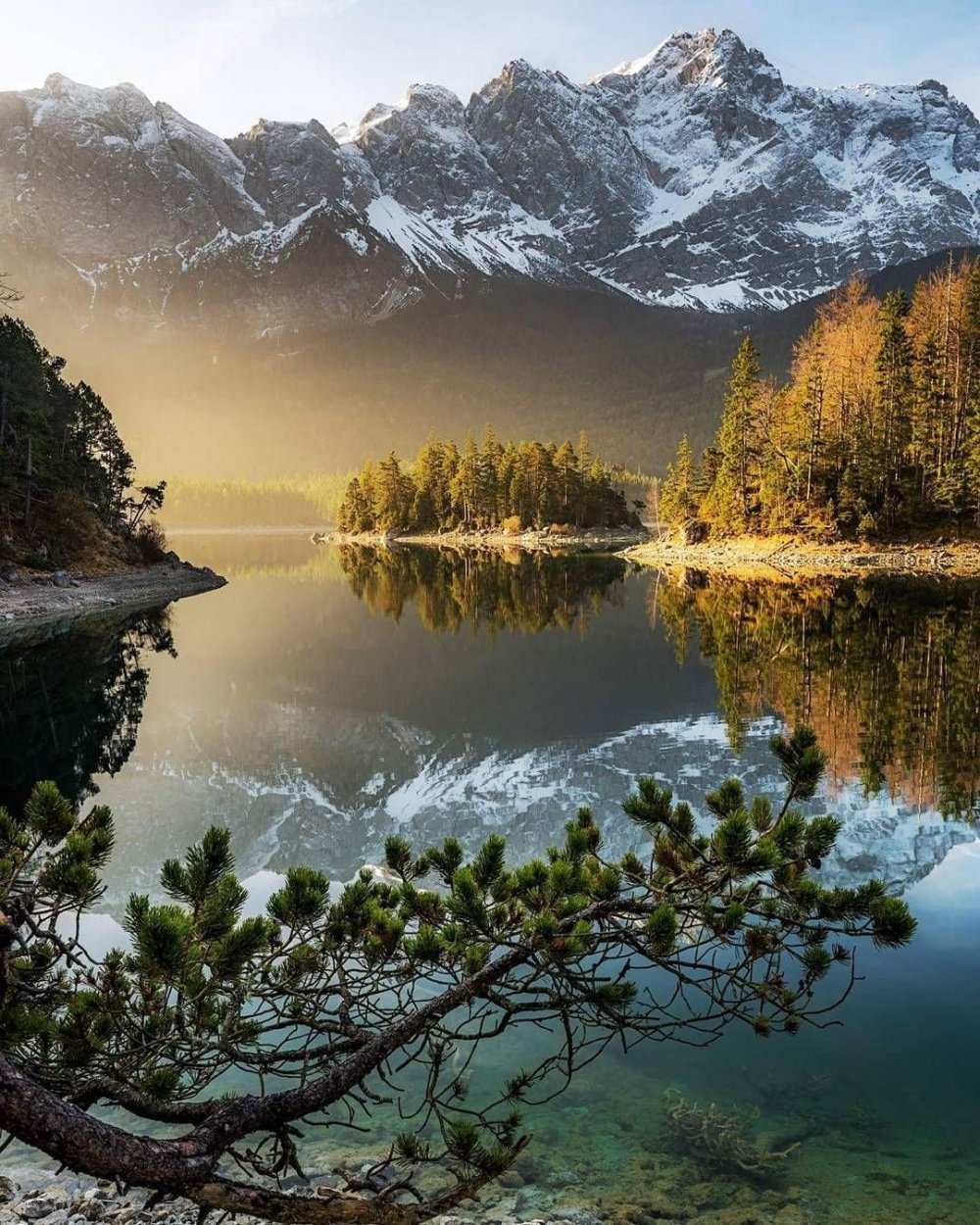 Eibsee озеро Германия