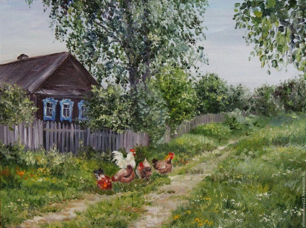 Смоленская деревня осень