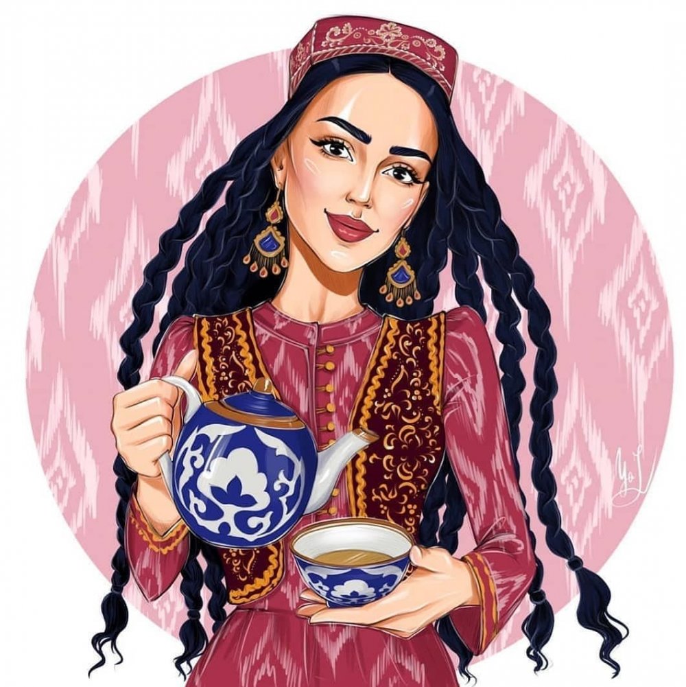 Узбекский рисунок