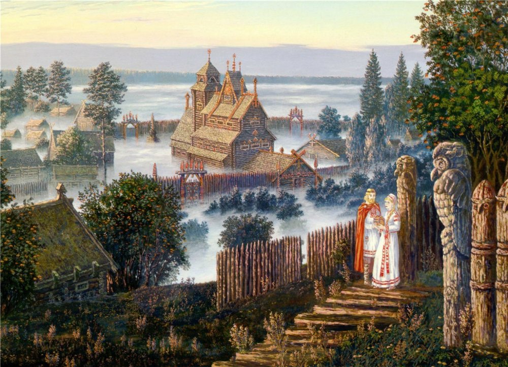 Древняя Русь пейзаж