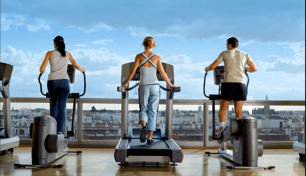 Treadmill with Mirror Беговая дорожка