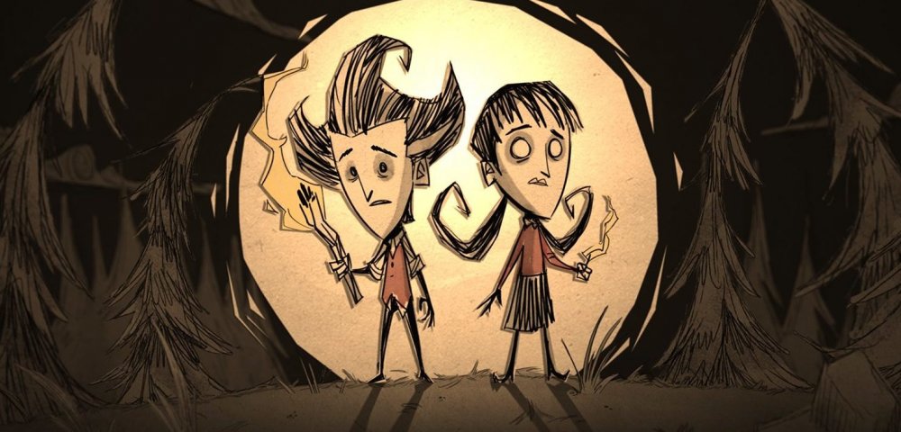 Don't Starve ночь арт