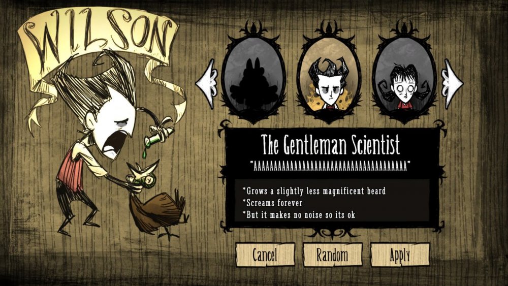 Вилсон don't Starve