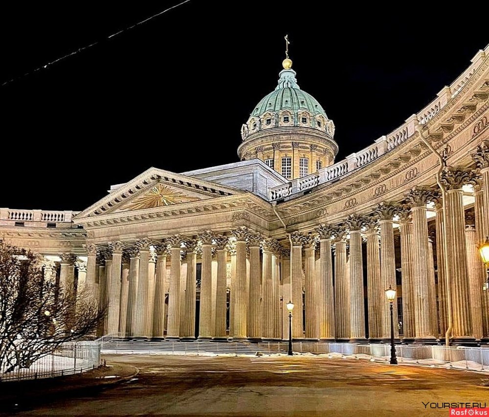 Ночной Санкт-Петербург Казанский собор