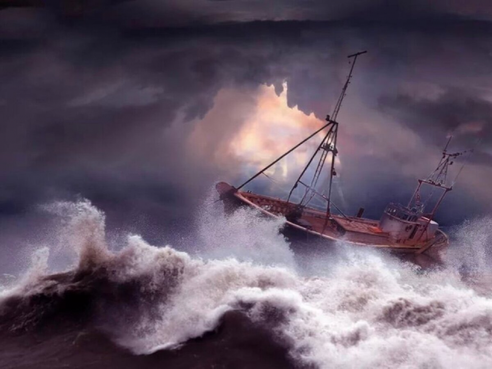 Затонувший Галеон корабль картина