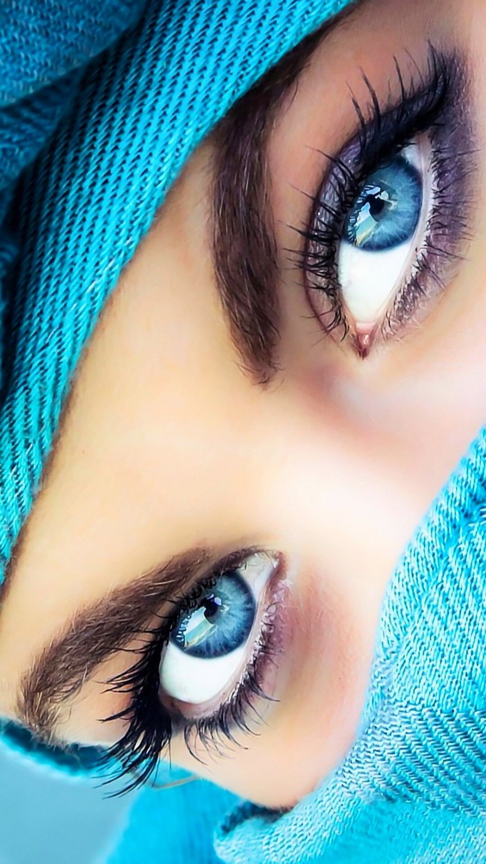 красивые синие глаза фото