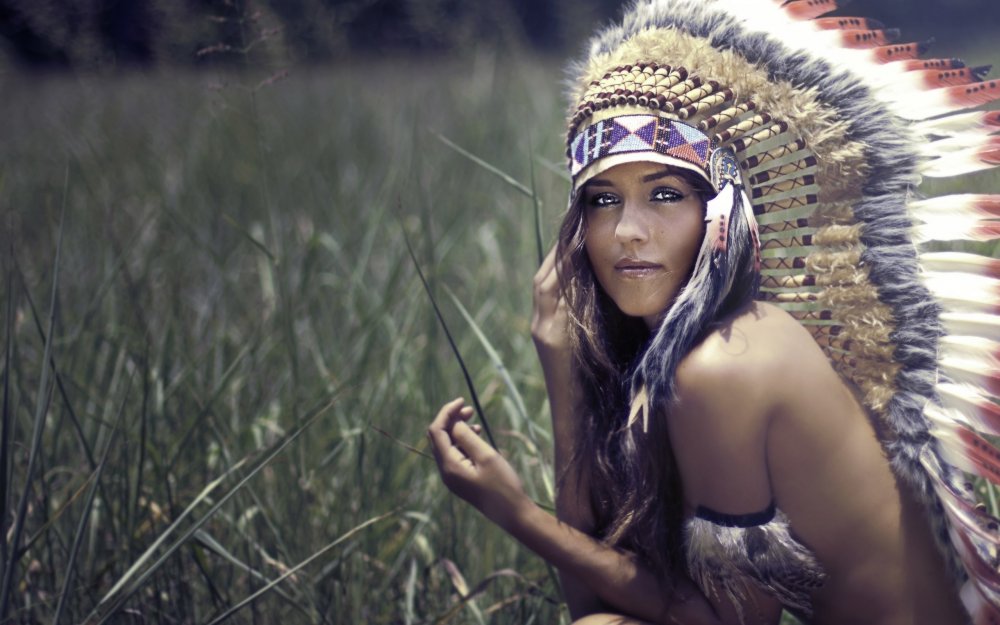Красивые индейские девушки