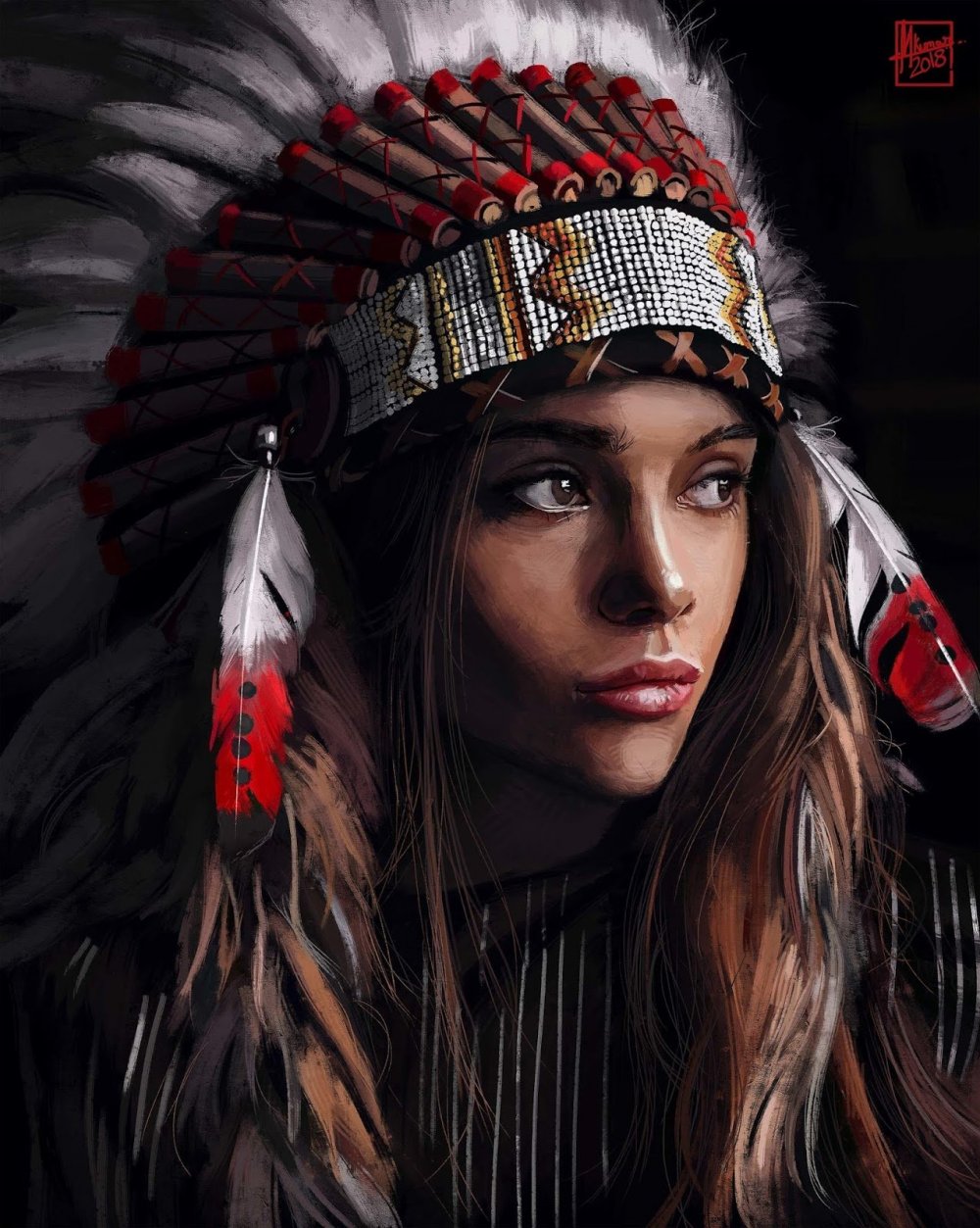 Красивые индейцы женщины