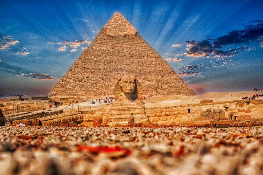 Пирамиды Гизы древний Египет