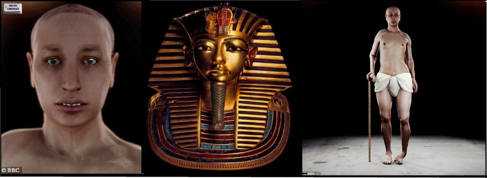 Фараон Тутанхамон на весь рост