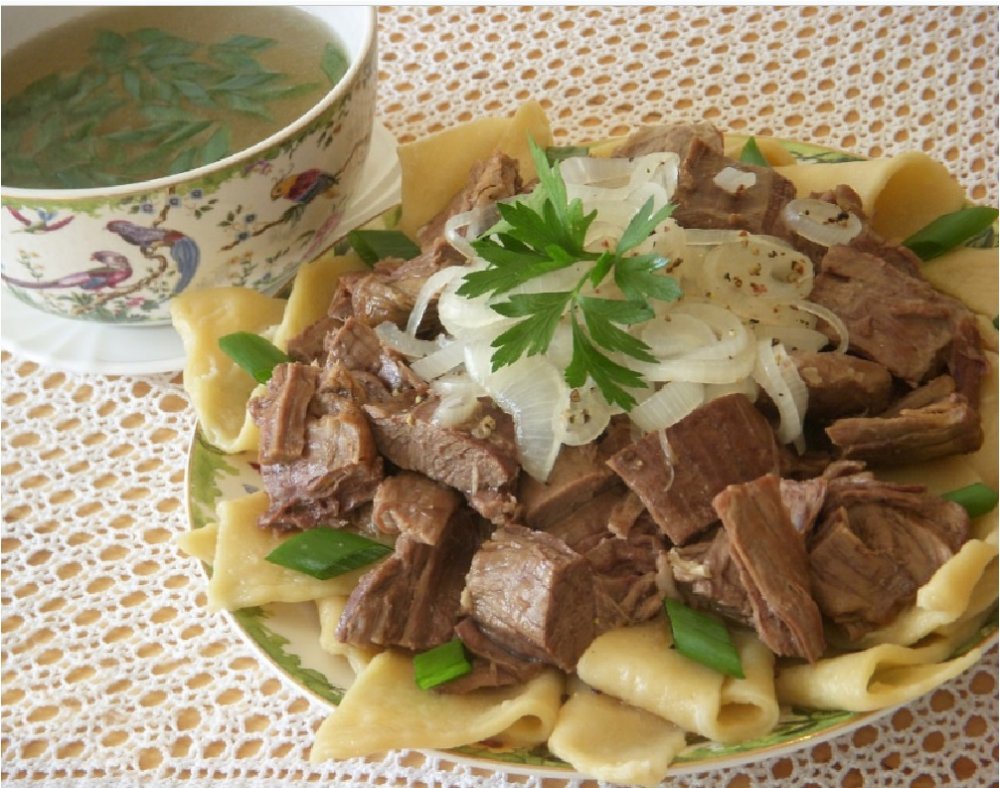 Башкирская кухня бешбармак