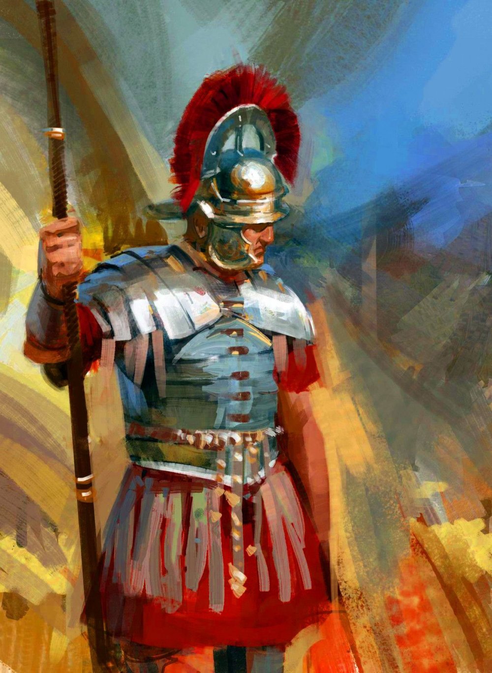 Бюст Римского легионера