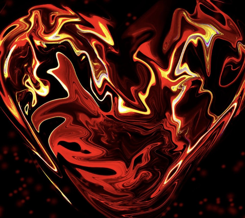 Сердце в огне картинки