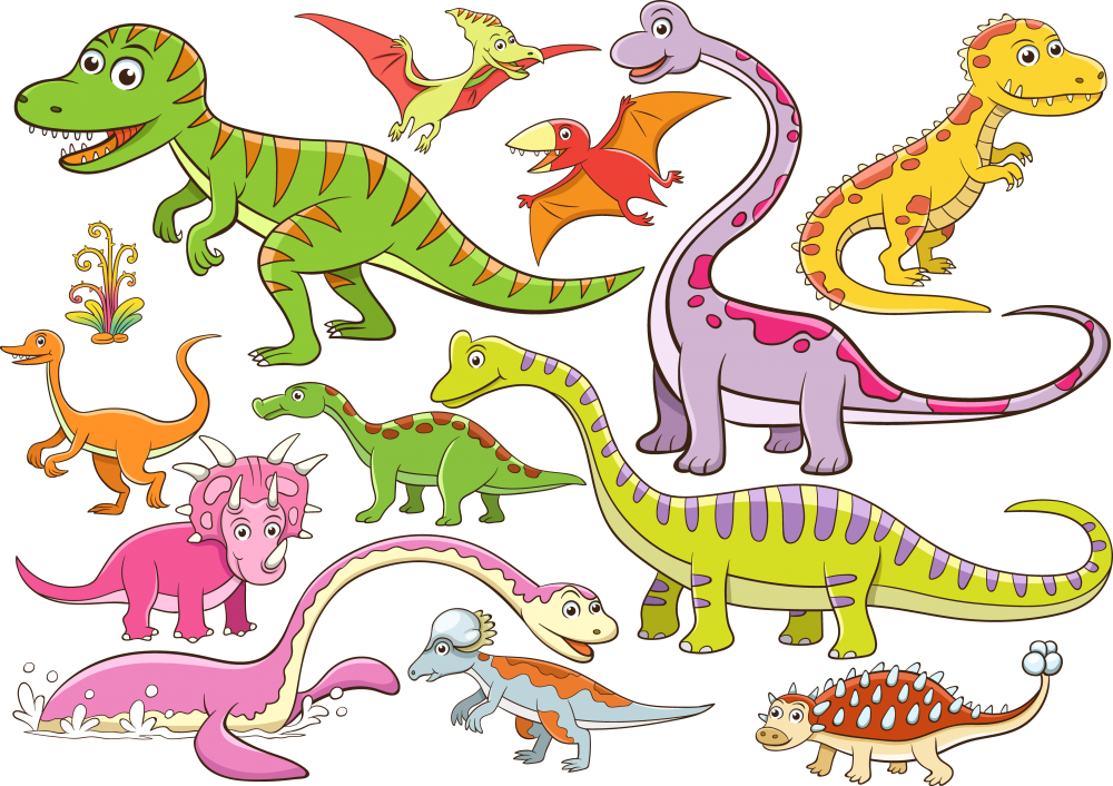 Динозаврик для рисования