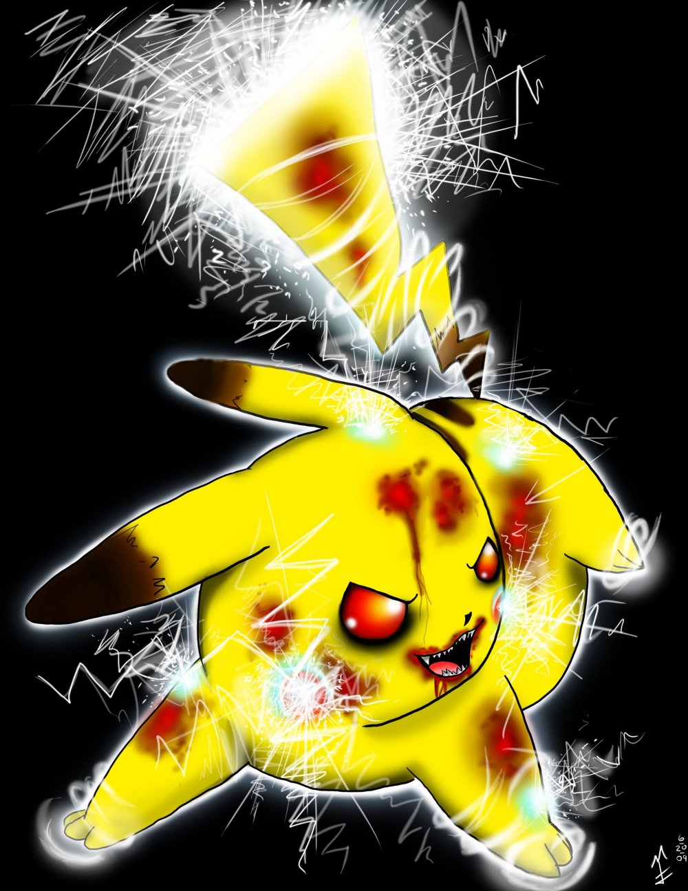 Pikachu злой