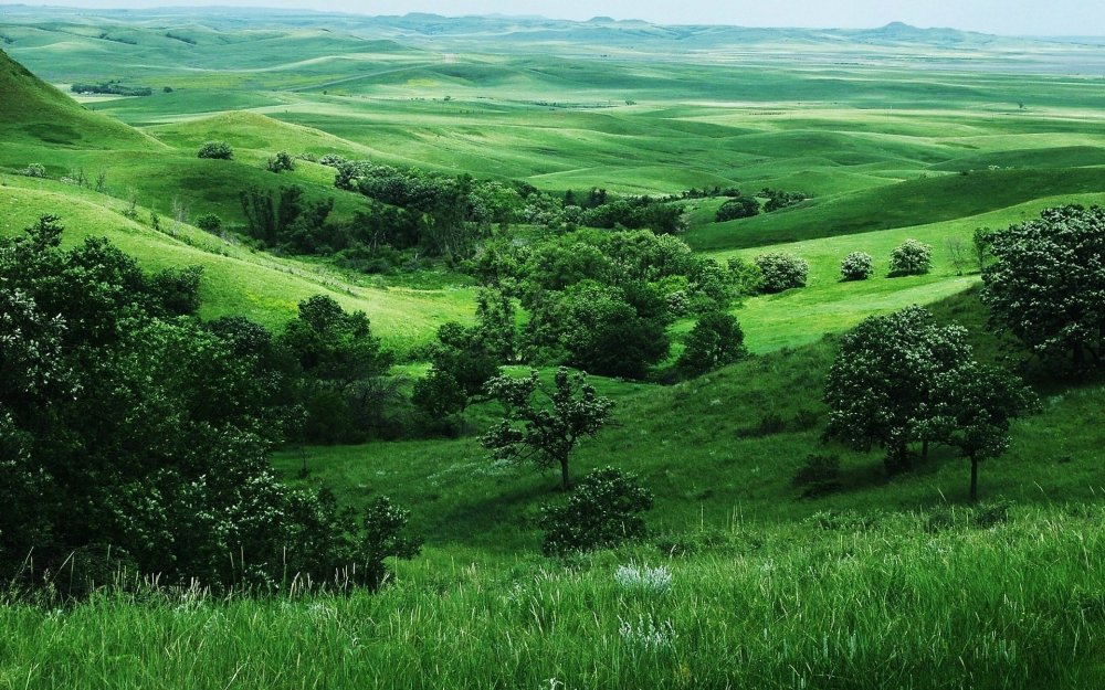 Green Hills зеленые холмы Ирландии