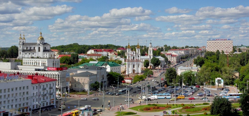 Свято-Успенский кафедральный собор Витебск зимой