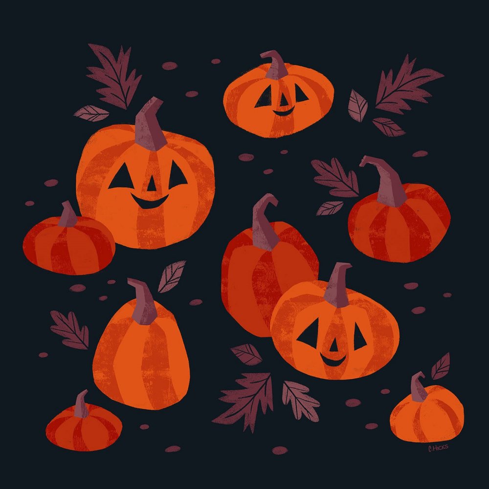 Helloween тыква Illustrator