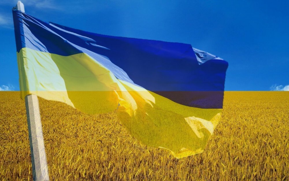 Флаг Украины 90х135см