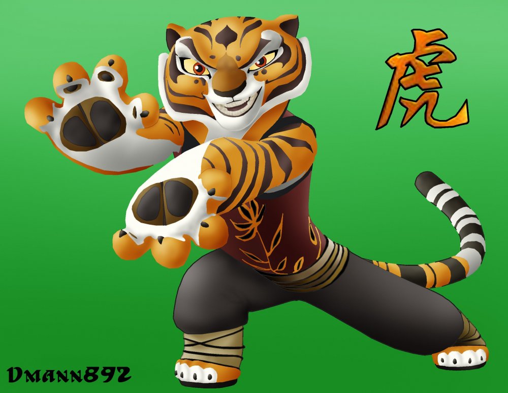Мастер тигрица кунг фу Панда