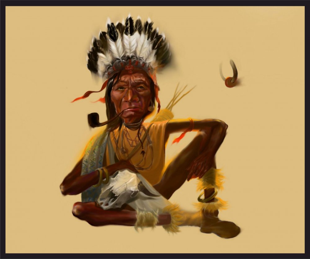Трубка мира индейцев