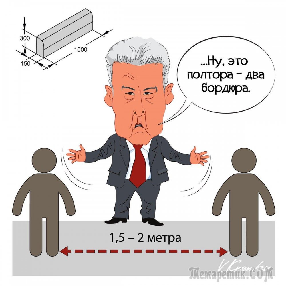 Собянин карикатуры