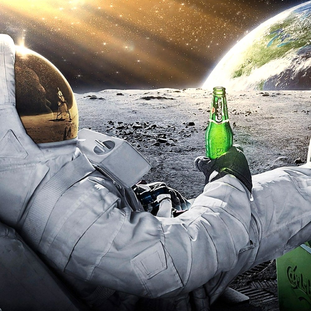 Carlsberg космос космонавт