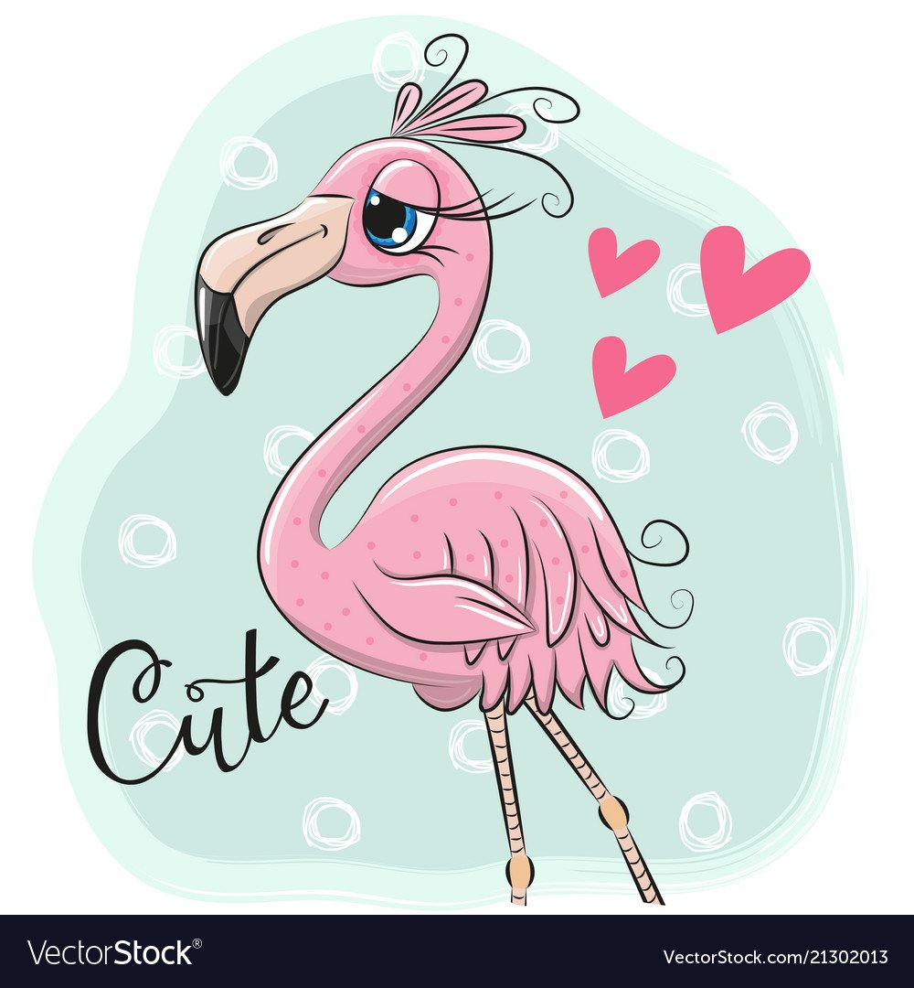 Прикольный Фламинго