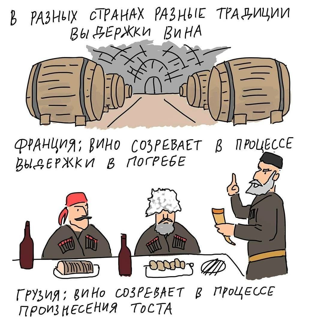 Шутка про грузинские вина