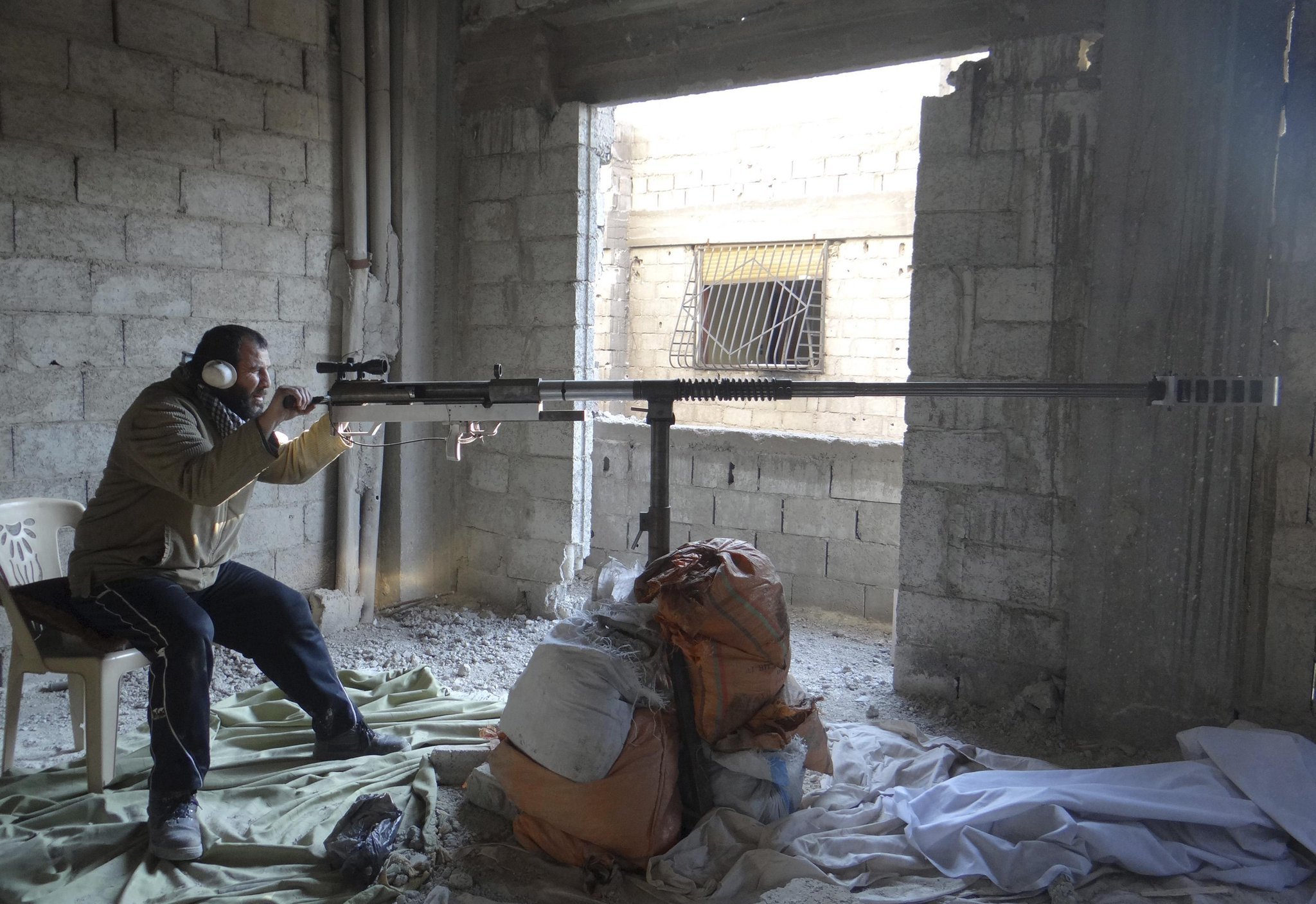Самодельные винтовки в Сирии