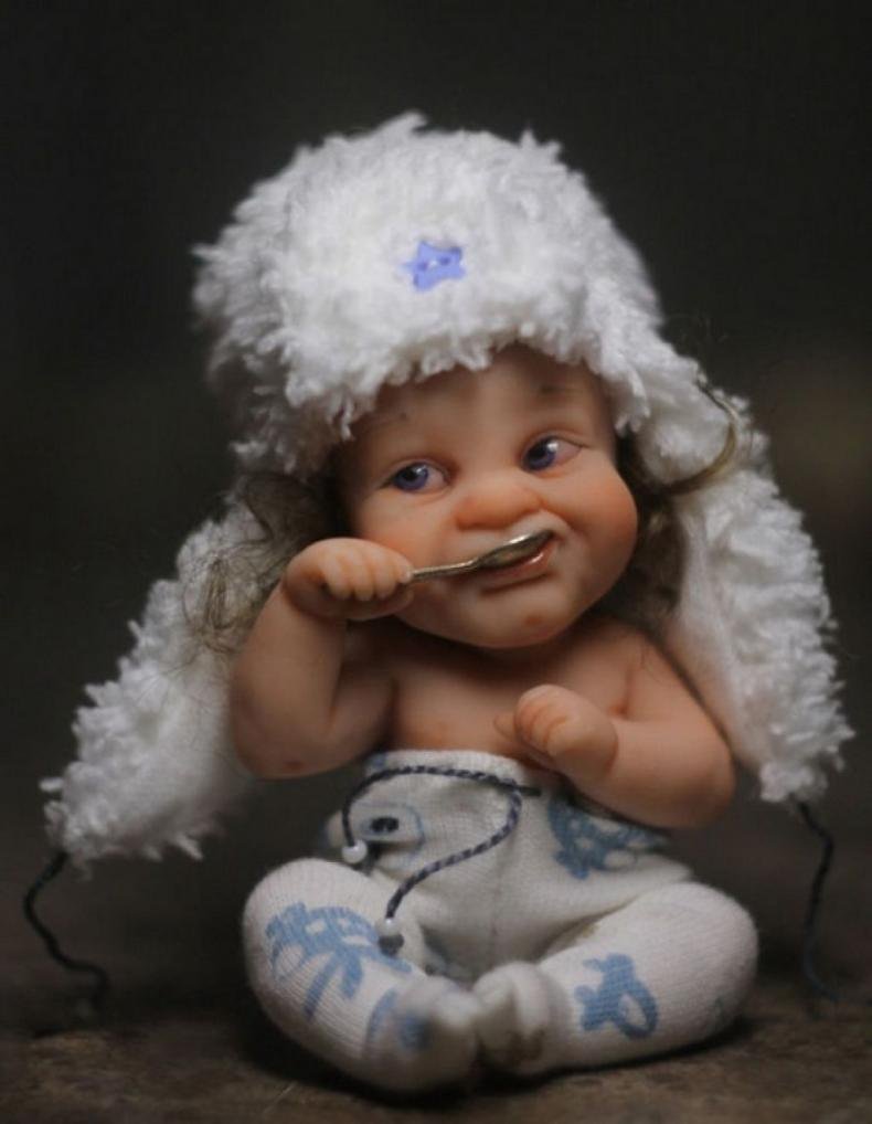 Куклы из полимерной глины Елены Кириленко