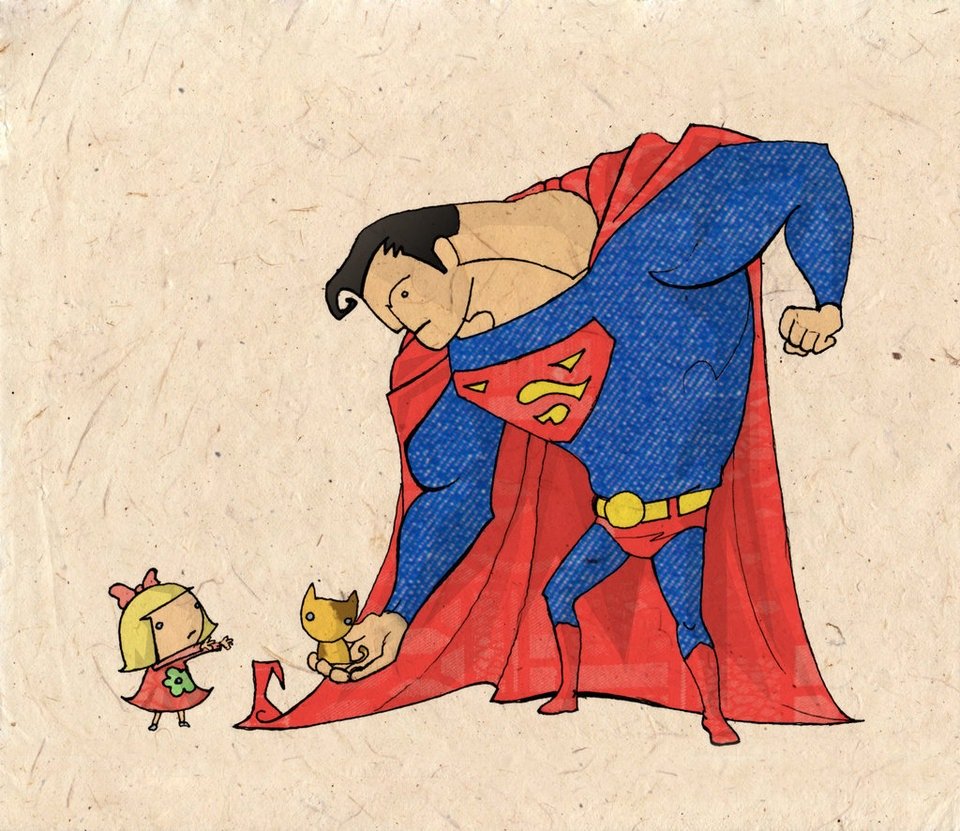 Супергёрл Супермен и Супергерл