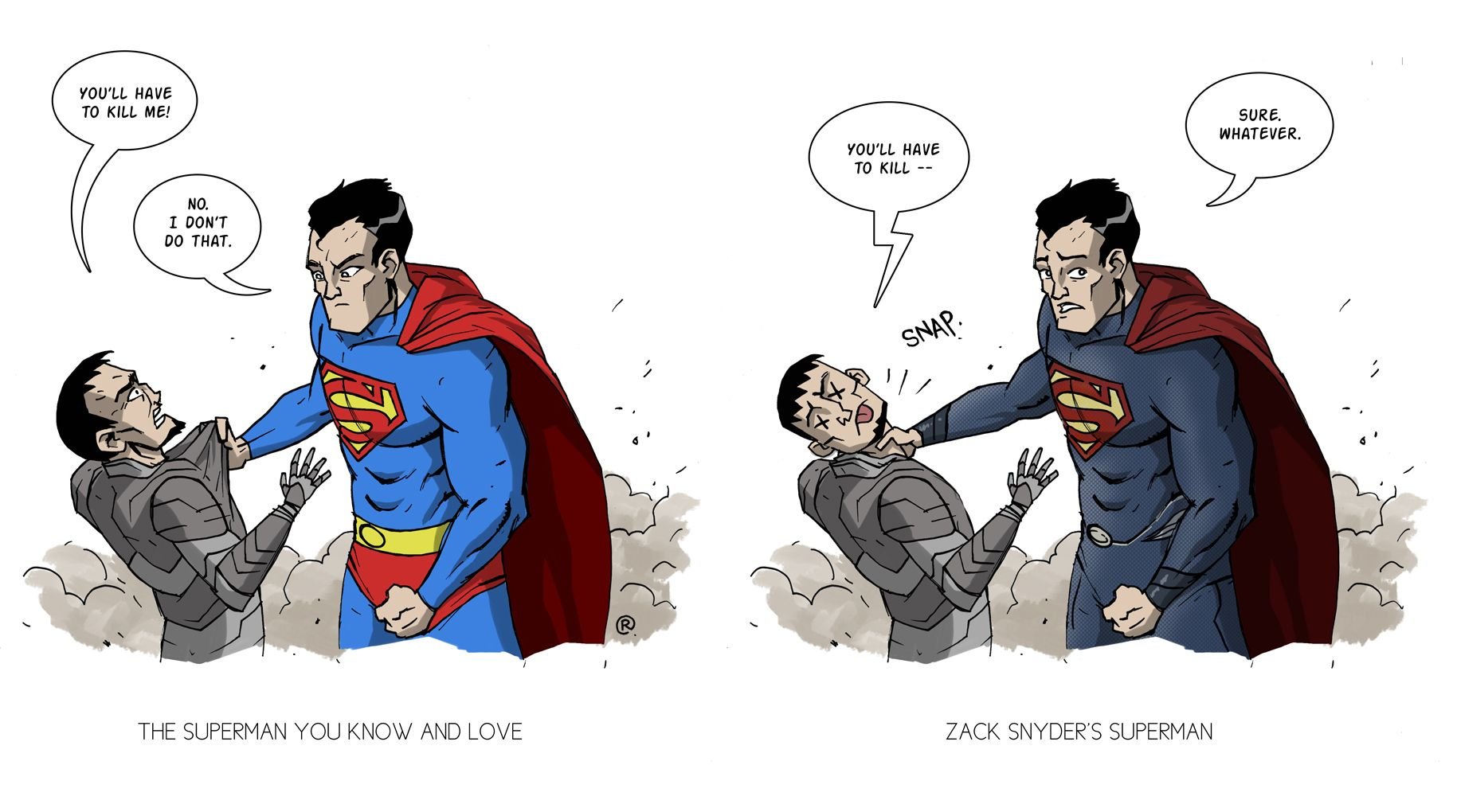 Супермен против Бэтмена юмор