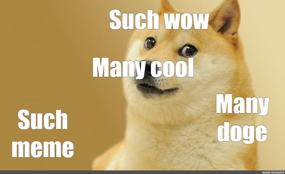 Wow Doge Мем