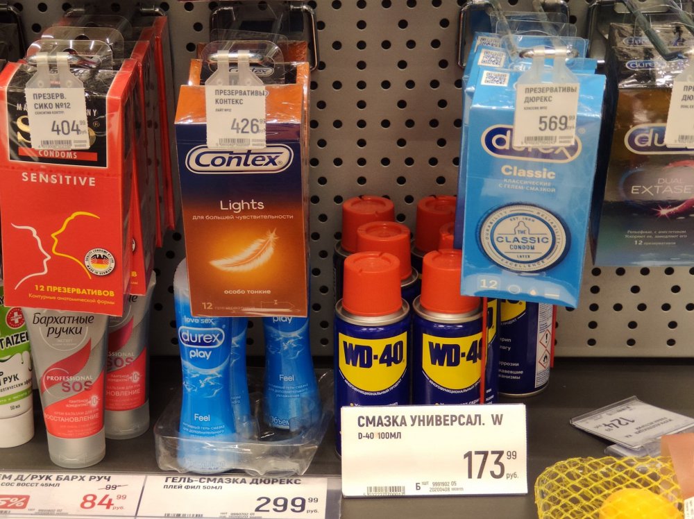 Интимная смазка wd40