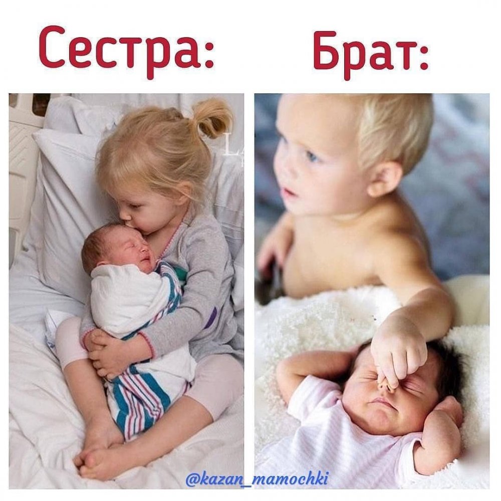 Дети брат с сестрой смешные