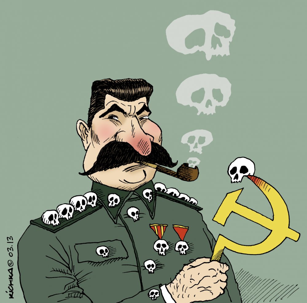 Карикатуры на Сталина